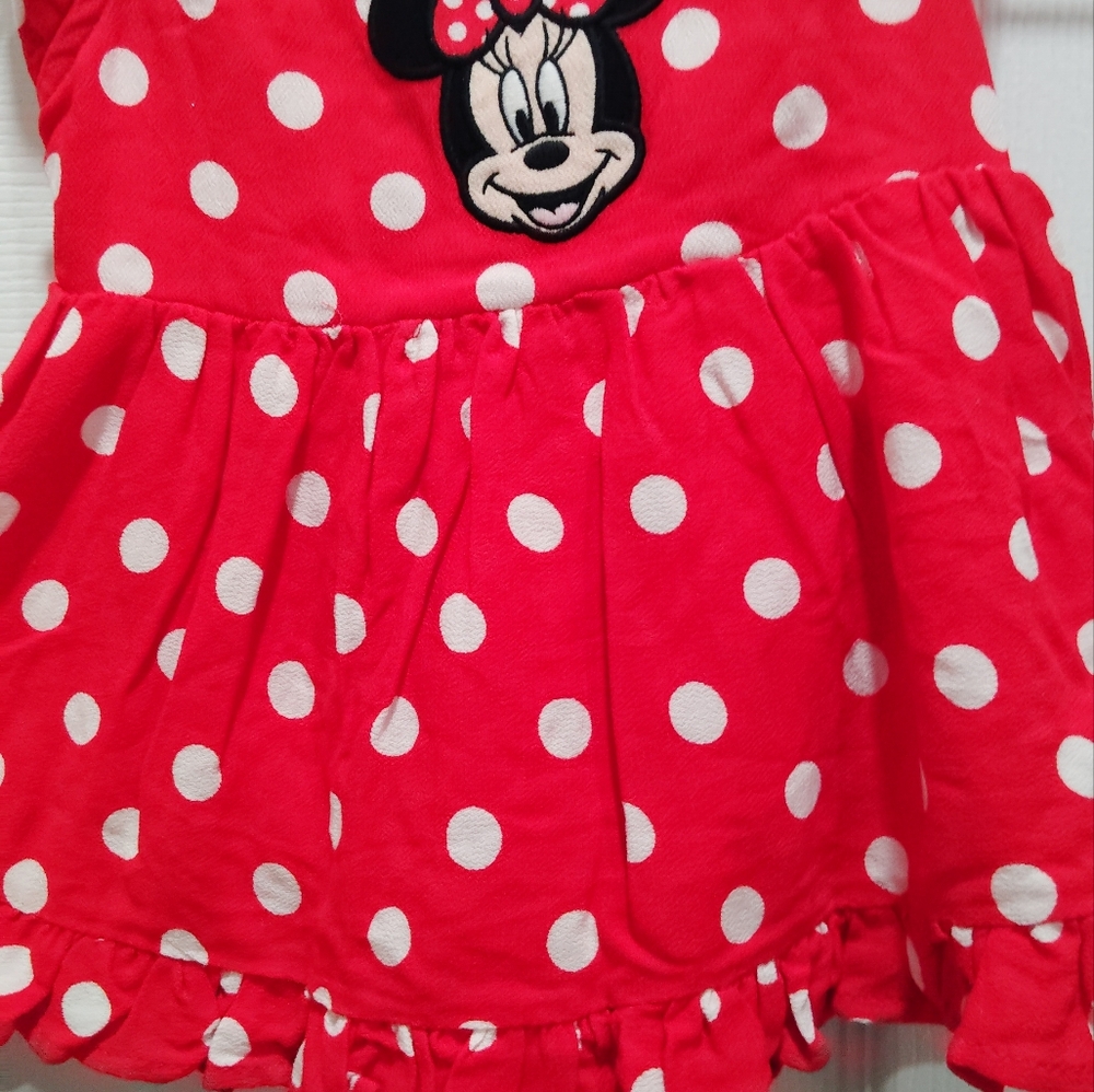 6+9M Disney polka dot Minnie mouse dress TMNT sleeper, yellow bow bathing suit